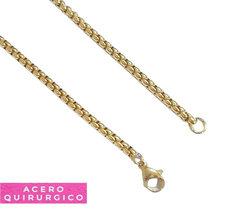 ROLO CUADRADA 3.0 X 50 CM ACERO DORADO (GROSOR 3 MM) - comprar online