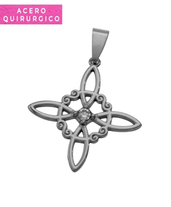 NUDO DE BRUJA CON STRASS EN EL CENTRO 30 MM - comprar online
