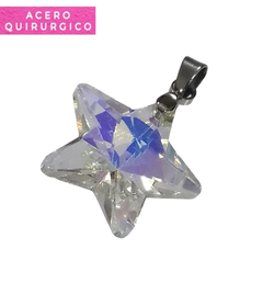 ESTRELLA FACETADA CRISTAL AB 20 MM - comprar online