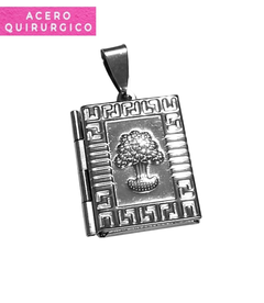 RELICARIO ARBOL Y GUARDA GRIEGA 17 X 22 MM - comprar online