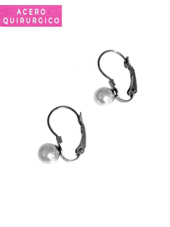 AROS PERLA 6 MM CIERRE FRANCES - comprar online