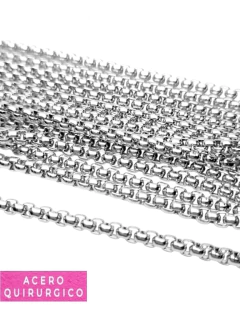 CADENA ROLO CUADRADA 3.0 (GROSOR 3 MM) X METRO - comprar online