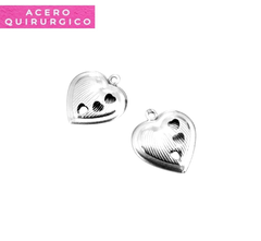 MINI DIJE CORAZON INFLADO CALADO X 10 U - comprar online