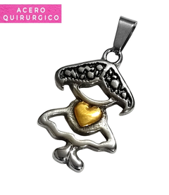 NENA CORAZON DORADO 25 X 18 MM - comprar online