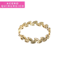 PACK 6 ANILLOS CURVA ( 16-17-17-18-18-19) ACERO DORADO - comprar online