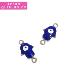 MINI MANITO OJITO DOBLE ENGANCHE X 10 UNIDADES ( 8 X 10 MM) - comprar online