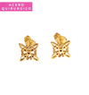 AROS MINIATURA NUDO DE BRUJA 12 MM ACERO DORADO - comprar online