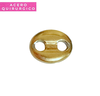 CONECTOR MACIZO 10 X 7 MM ACERO DORADO - comprar online
