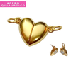 CORAZON IMANTADO ACERO DORADO 11 MM - comprar online