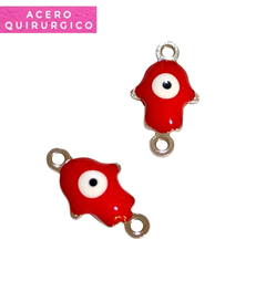 MINI MANITO OJITO DOBLE ENGANCHE X 10 UNIDADES ( 8 X 10 MM) - comprar online
