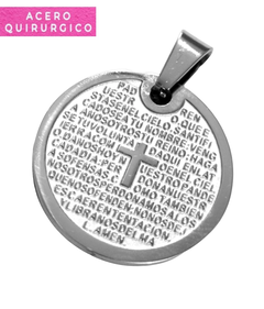 MEDALLA PADRE NUESTRO 25 MM - comprar online