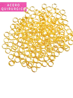 ARGOLLITAS ACERO DORADO 0.8 X 6 X 50 UNIDADES - comprar online