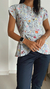 Ambo Spandex- Cancún- Flores&Azul - comprar online