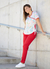 Ambo Mix Mujer- Málaga- Hojas&Rojo - comprar online