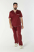 Ambo Spandex Hombre- Madrid- Bordo&Beige - comprar online