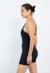 Art 7004 Catsuit corto con tiras