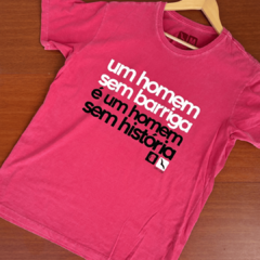 Camiseta Homem Sem Barriga na internet
