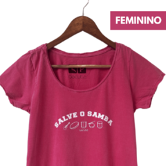 Camiseta Feminina Salve o Samba na internet