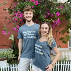 Camiseta Na Alegria e Na Cerveja - Camisas de Samba e Cerveja - Loja Bacutia