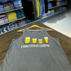 Regata Escolhas - Camisas de Samba e Cerveja - Loja Bacutia