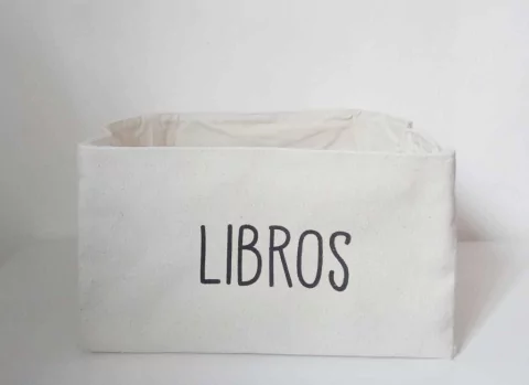 contenedor cesto canasto estampados en lona - comprar online