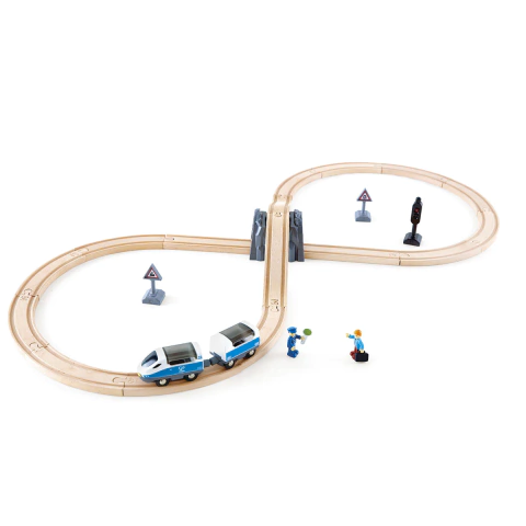 Pista de tren pasajeros en 8 - Hape - comprar online