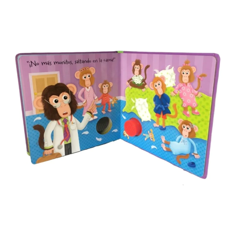 Cinco monitos saltando en la cama - Canciones del jardin - comprar online