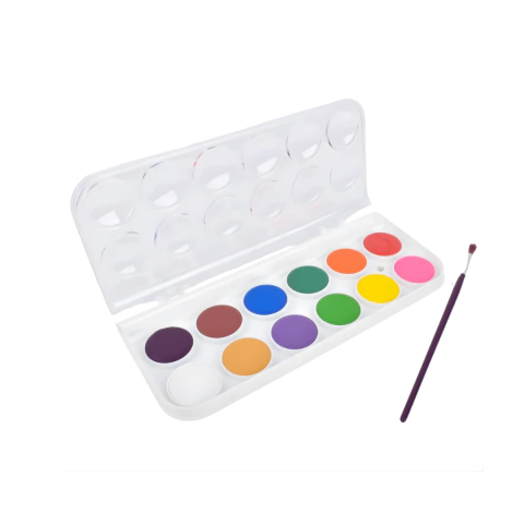 Acuarelas colores clasicos por 12 - Kiruki