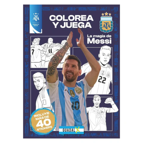 Colorea y juega La magia de messi - Guadal