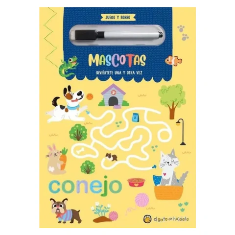 Mascotas juego y borro