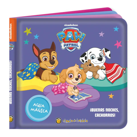 Paw patrol buenas noches cachorros Baño y magia