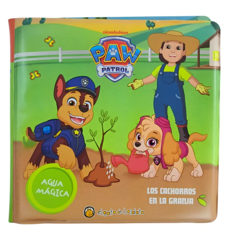 Paw patrol los cachorros en la granja Baño y magia