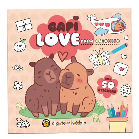 Capi love para colorear