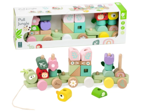Tren de arrastre y encastre jungla - Classic world