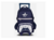 Mochila carro Joystick lisa azul 18" - Footy - comprar online