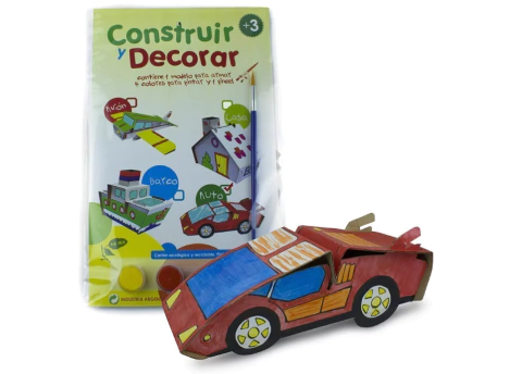 Construir y decorar auto - Colorearte