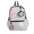 Mochila espalda margarita blanco rosa 18" - Footy