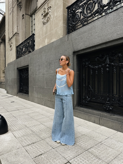 BLUSA MIRKA CELESTE - comprar online