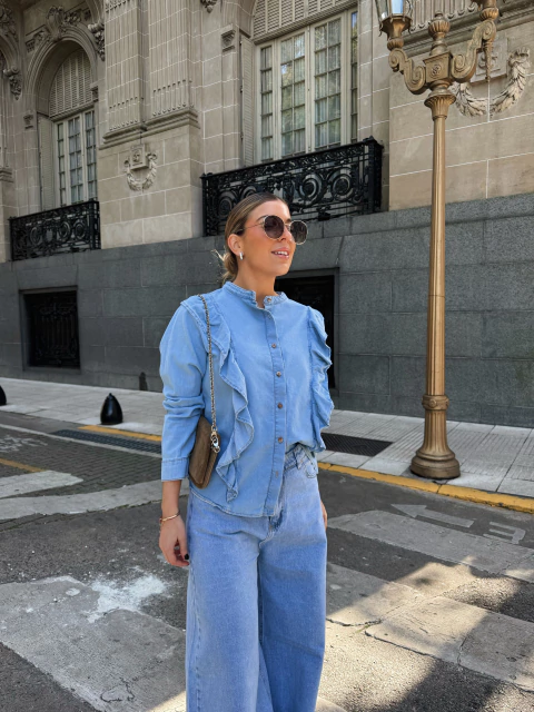 CAMISA CHIARA DENIM - comprar online