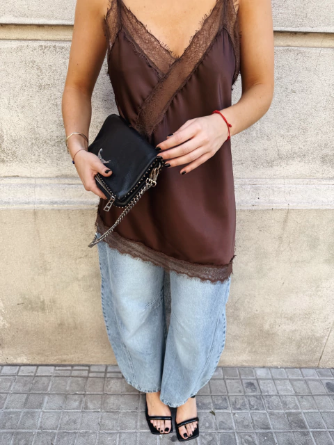 TOP MALFITANA CHOCOLATE - comprar online