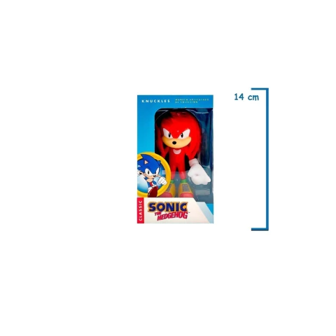 Muñeco Knucles Articulado 17 cm Sonic the Hedgehog - Carnival Toys