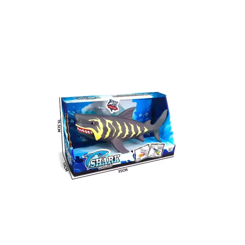 Tiburón con Luz y Sonido Articulado Come Peces con Accesorios - Andicar - comprar online