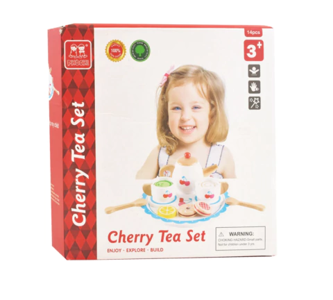 Juego De Té Con Accesorios de Madera - Isakito