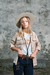 Camisa oversize c/bolsillos y charreteras sarga - comprar online