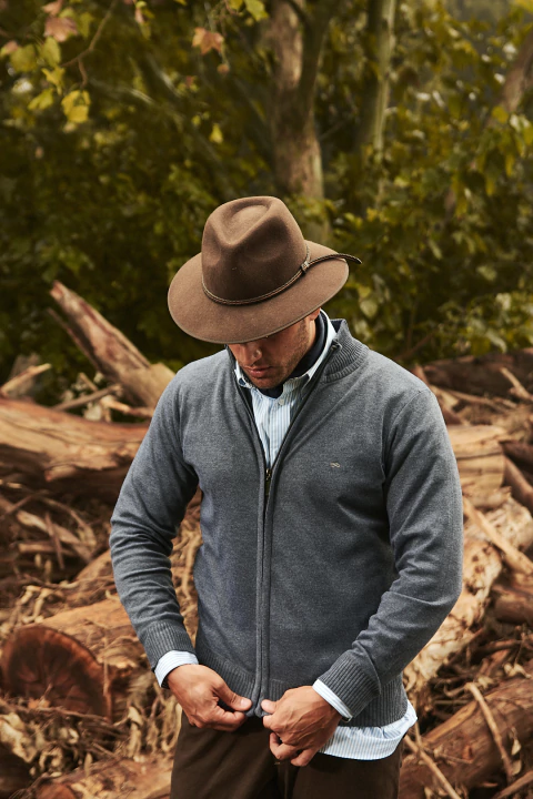 Campera H' tejida con cierre - comprar online