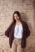 Cardigan cuello smoking - Las Taguas
