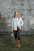 Imagen de Camisa oversize c/bolsillos y charreteras sarga