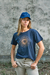 Remera m/c con estampa alg. pima - comprar online