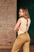 Pantalón recto gabardina liviana spandex - Las Taguas