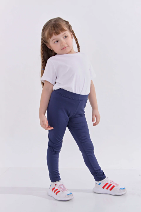 Calza frizada lisa niña - comprar online